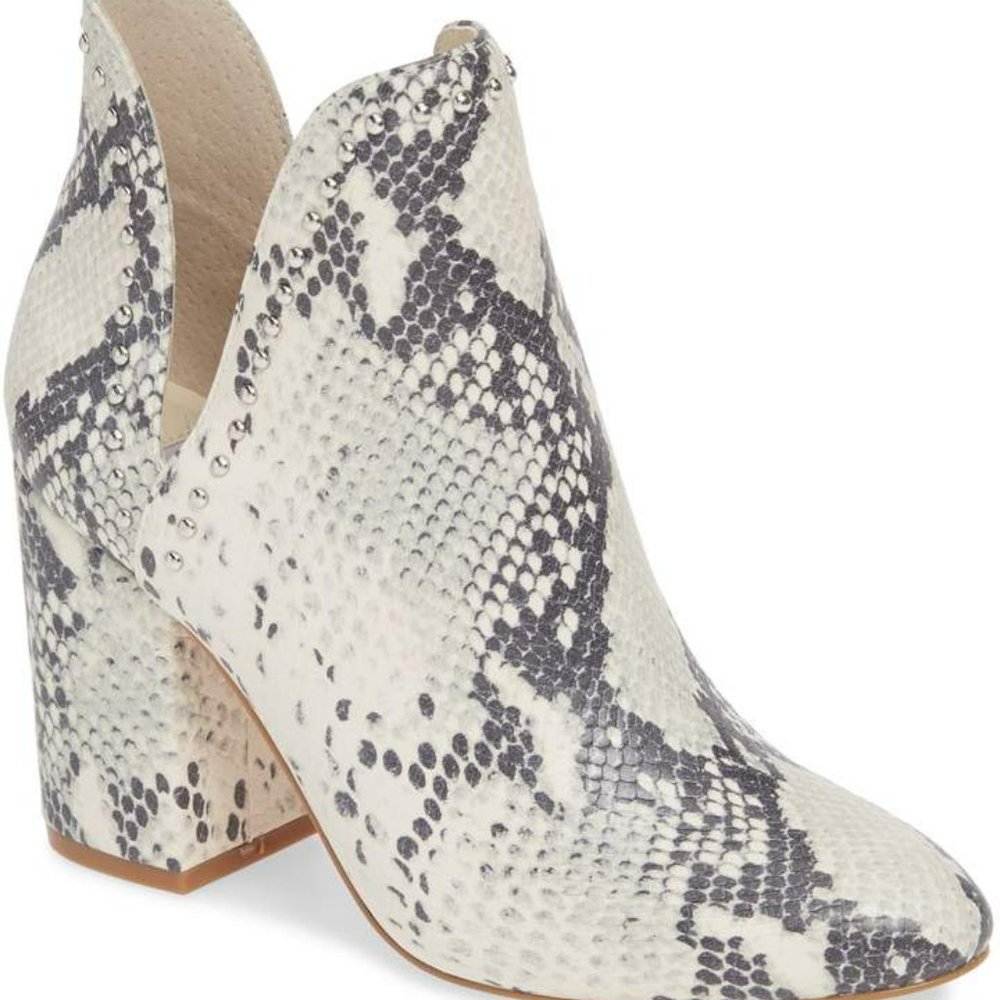 Steve Madden Rockstar Snake Studded Bootie